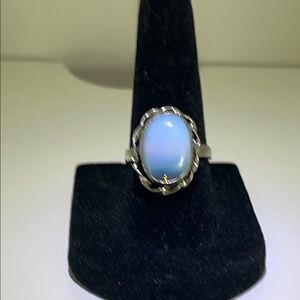 925 Rainbow Moonstone Ring-NWT